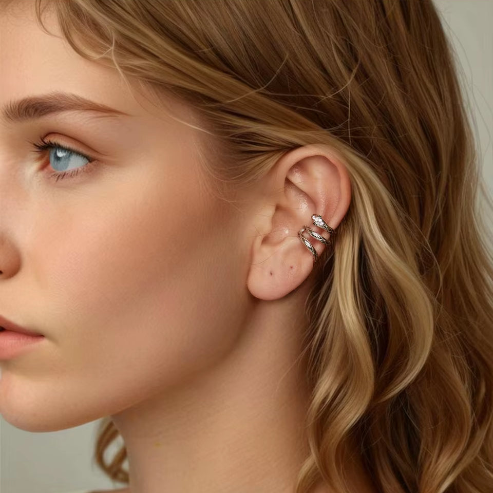 Ear Cuff Serpiente Mística