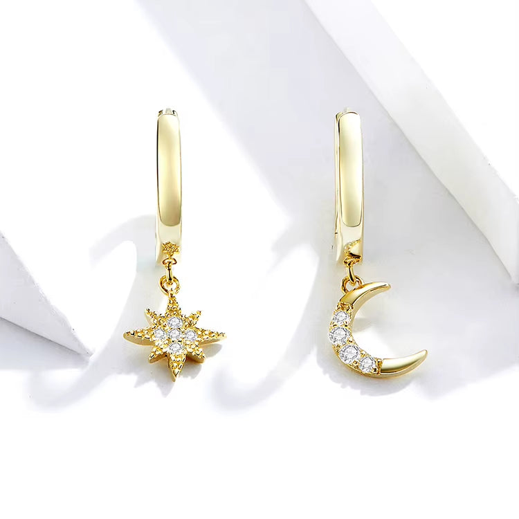 Aretes Eclipse Dorado