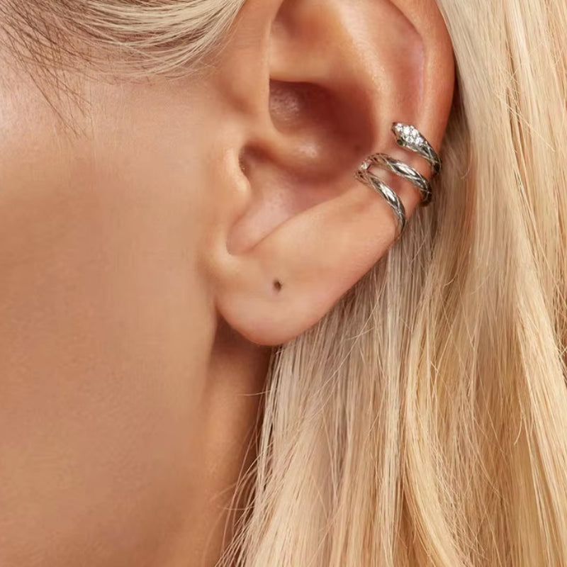 Ear Cuff Serpiente Mística