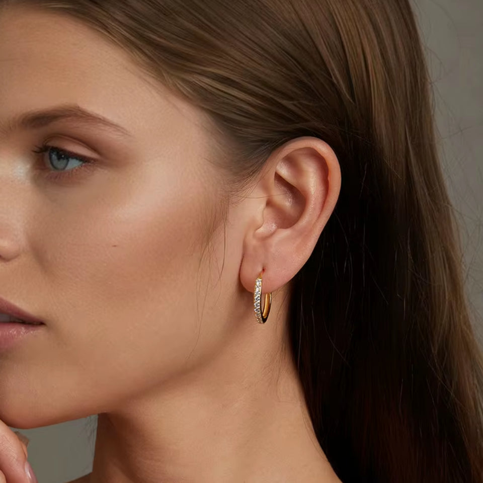 Aretes Oro Luminé