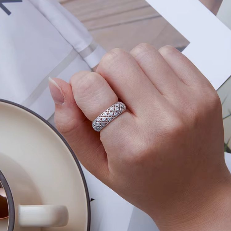 Anillo Encaje Brillante