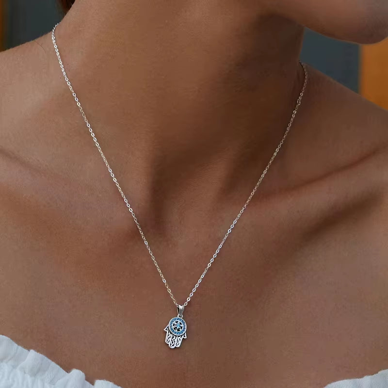 Collar Mística de Hamsa