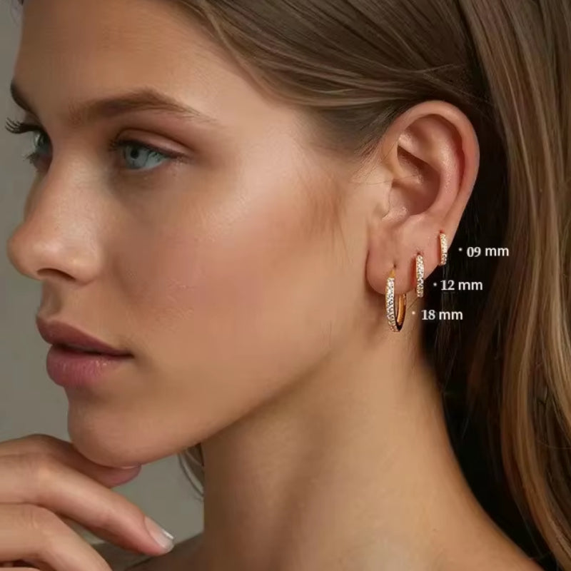 Aretes Oro Luminé