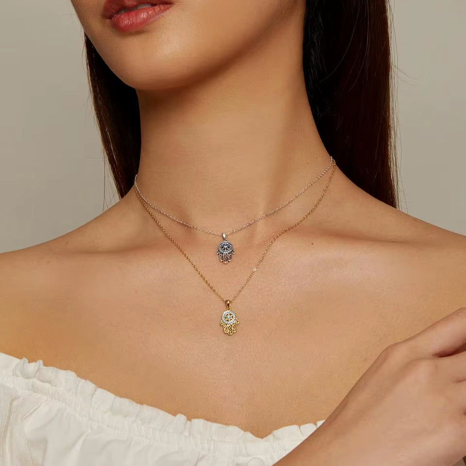 Collar Mística de Hamsa