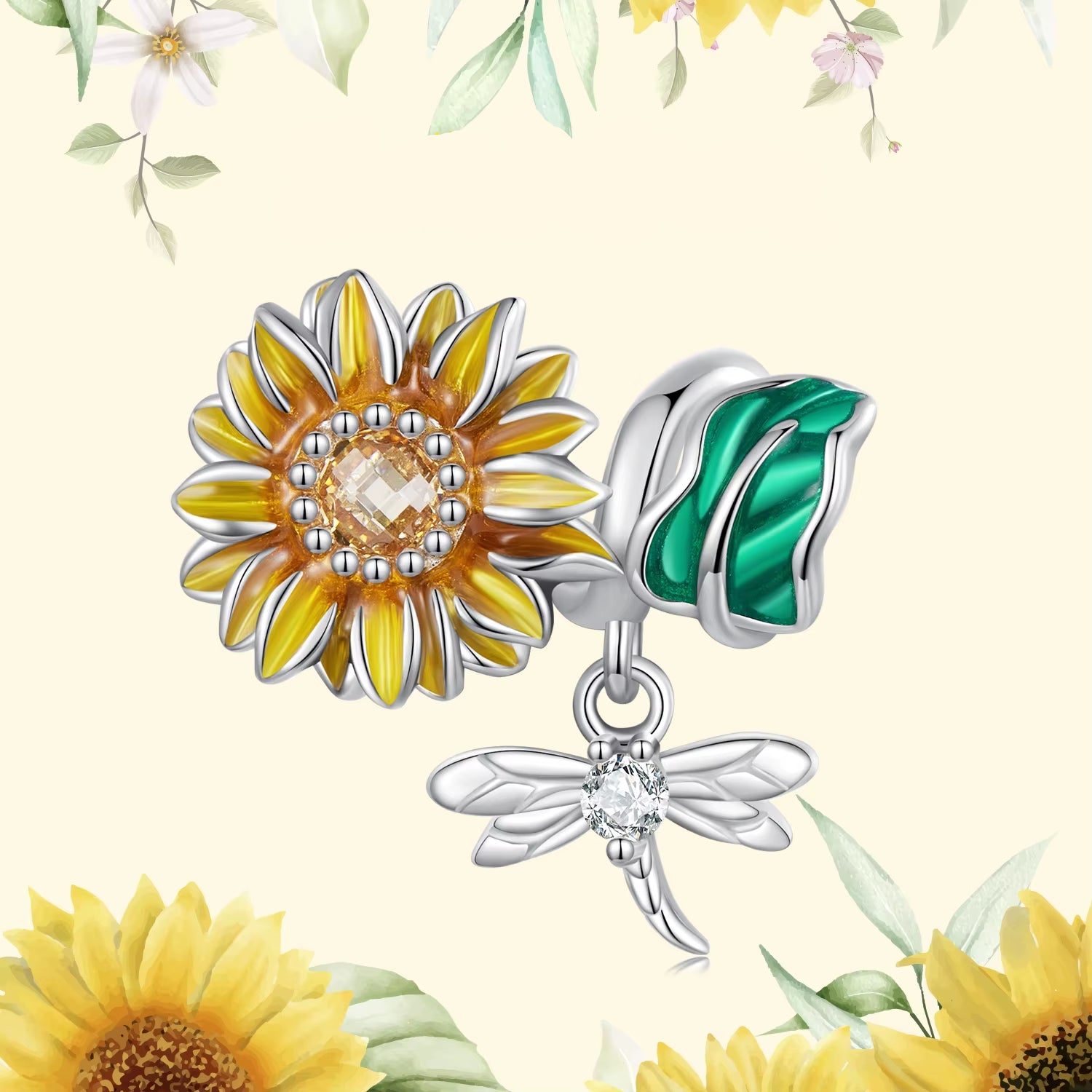 Dijes Girasol Radiante