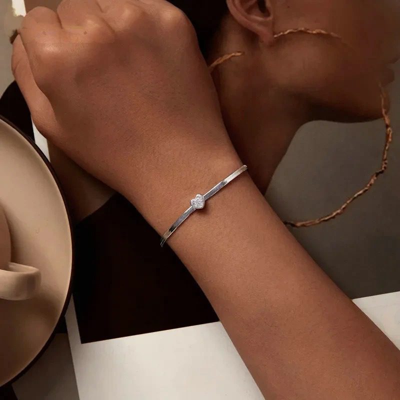 Pulsera Corazón de Cristal