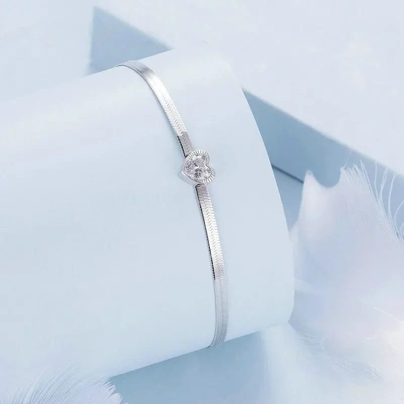 Pulsera Corazón de Cristal