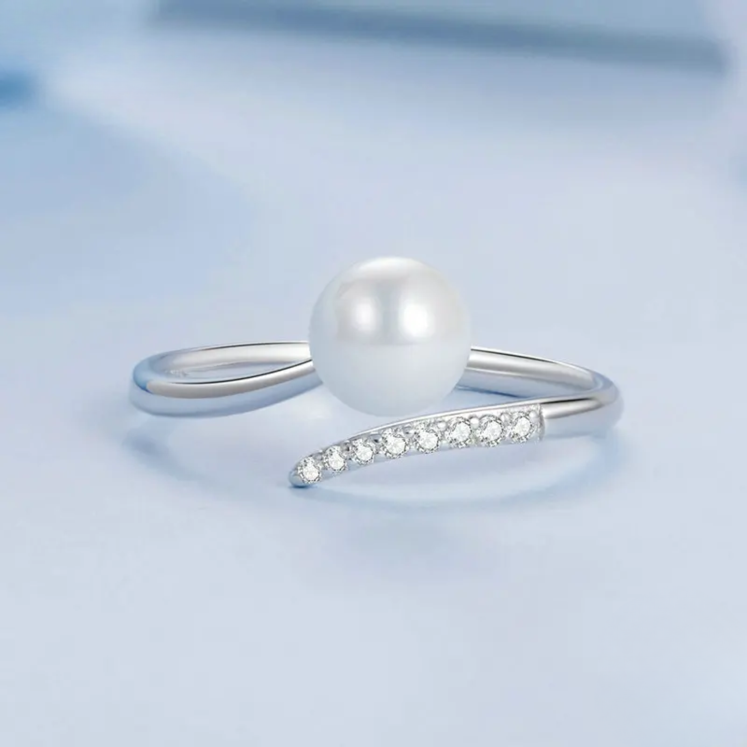 Anillo Abierto de Perla