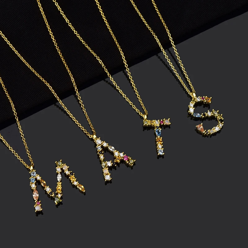 Collar Letras Celestiales - Oro