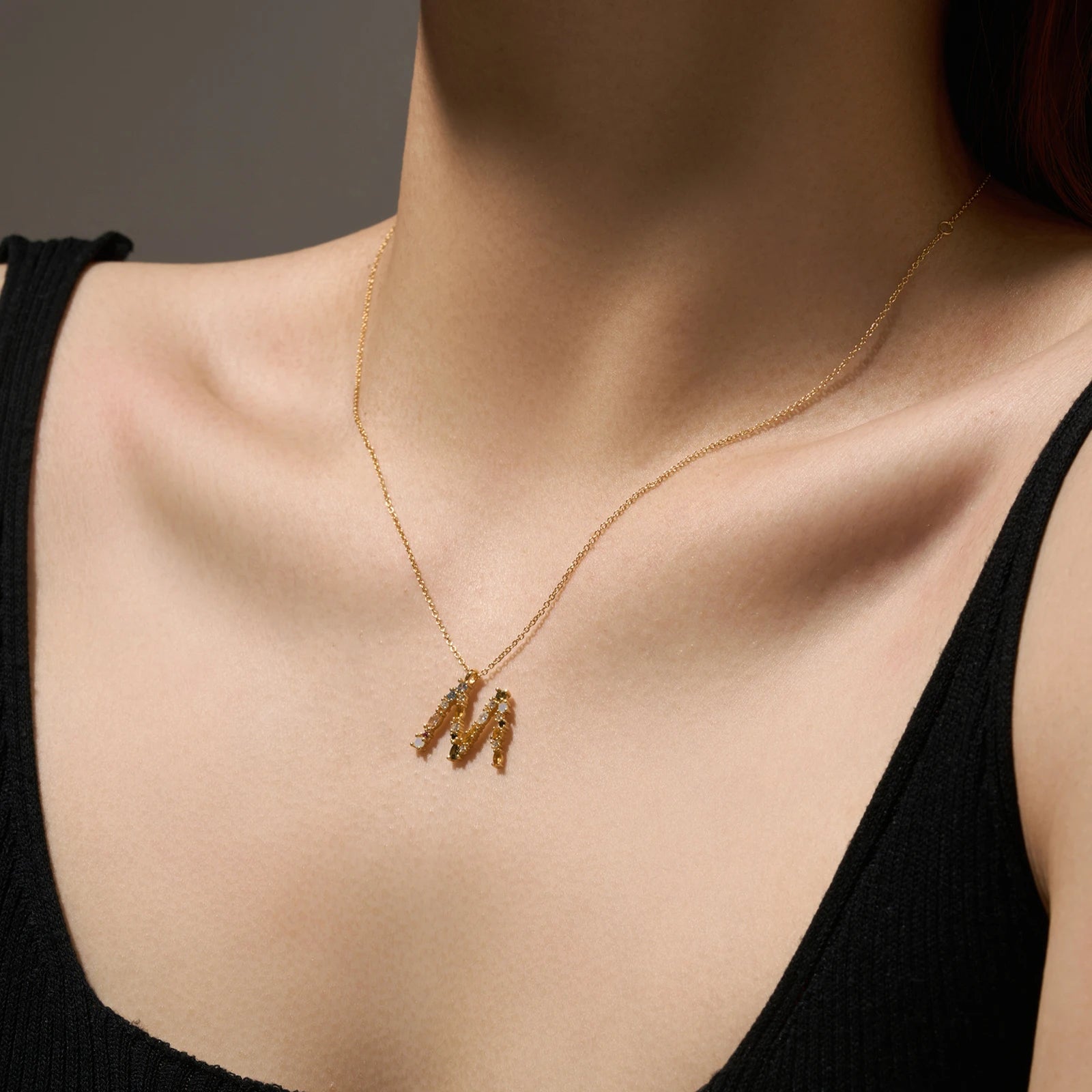 Collar Letras Celestiales - Oro