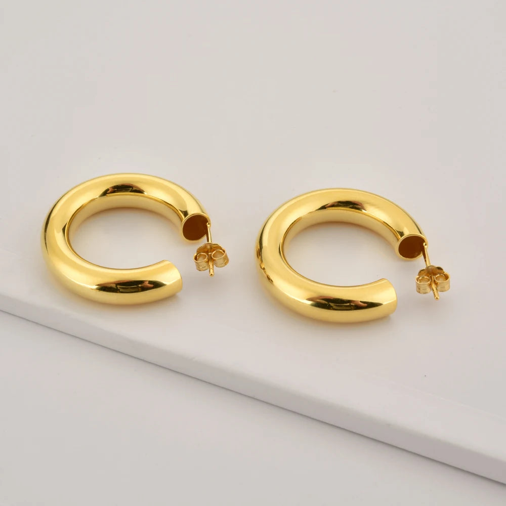 Aretes Esfera Dorada