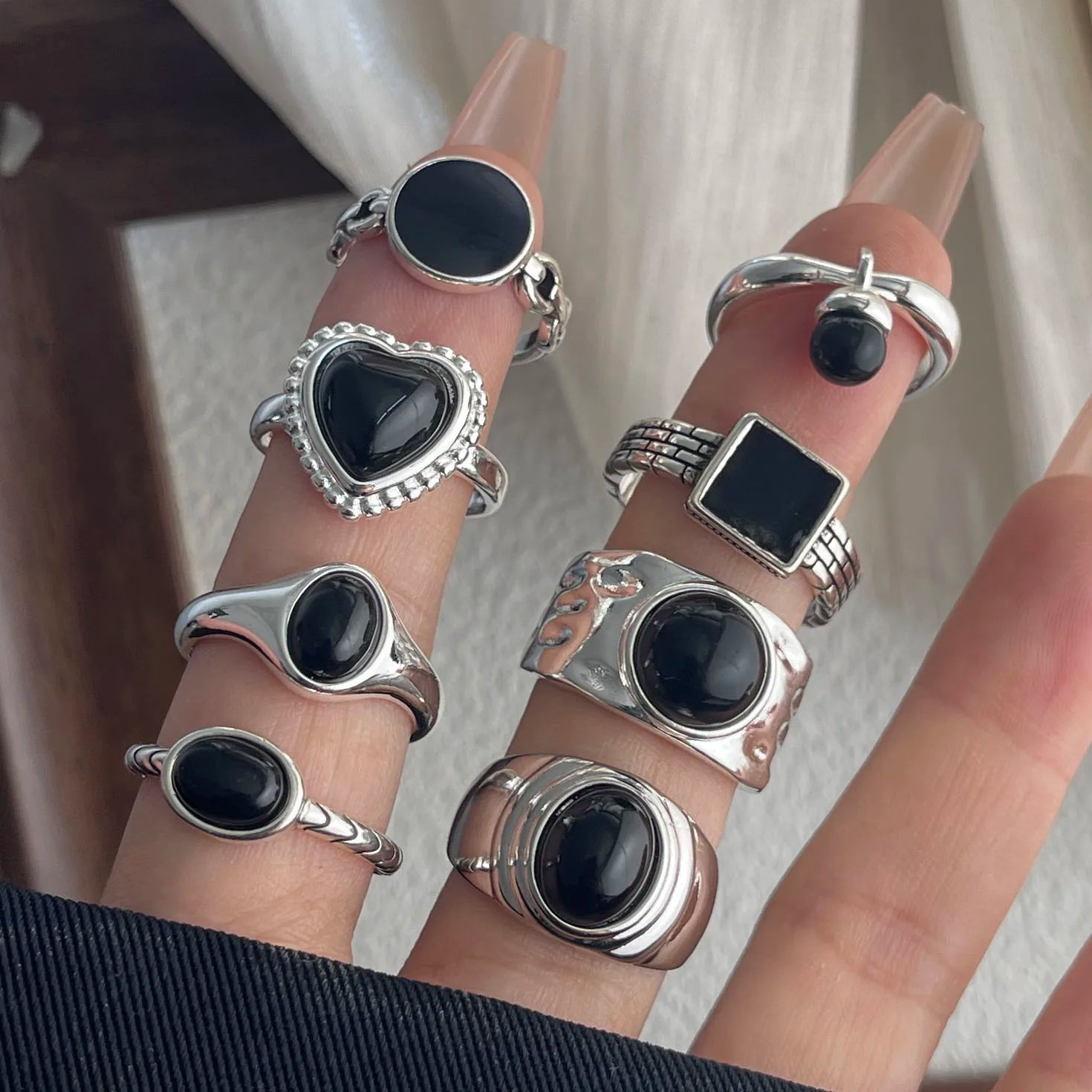Anillos Gota Negra