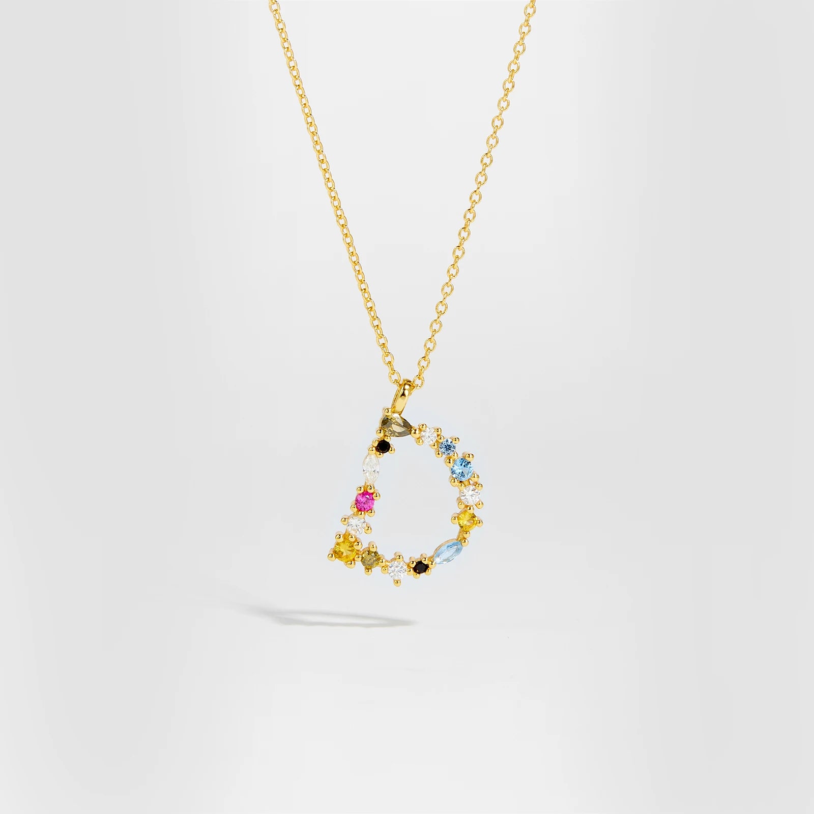 Collar Letras Celestiales - Oro
