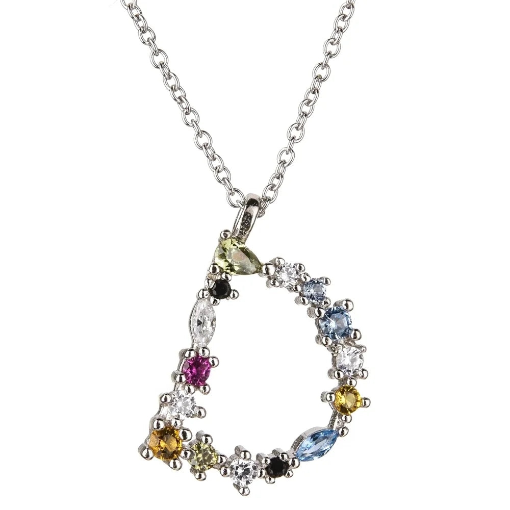 Collar Letras Celestiales - Plata