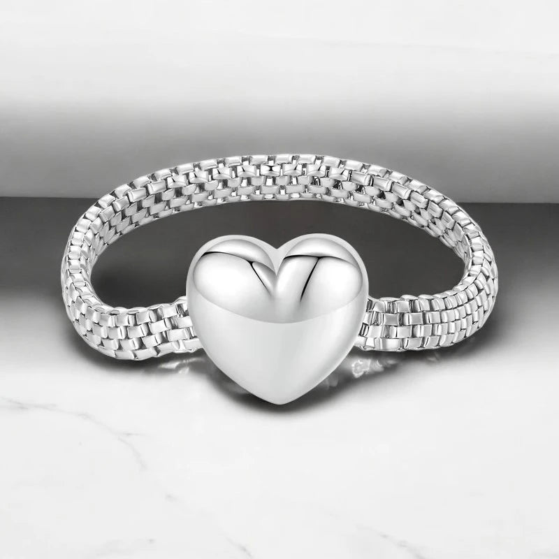 Anillo Corazón Enlazado