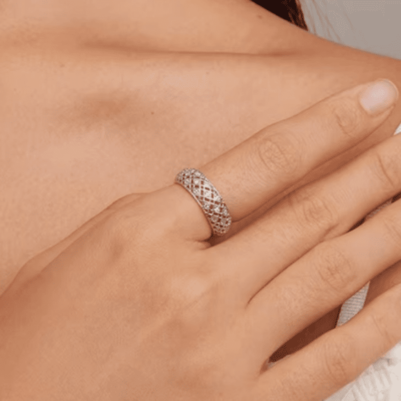 Anillo Encaje Brillante