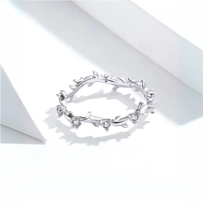 Anillo Ramas Brillantes