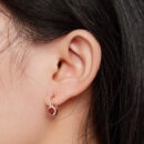 Aretes Corazón de Fuego