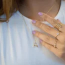 Collar Letras Celestiales - Oro