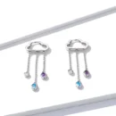 Aretes Lluvia Celestial