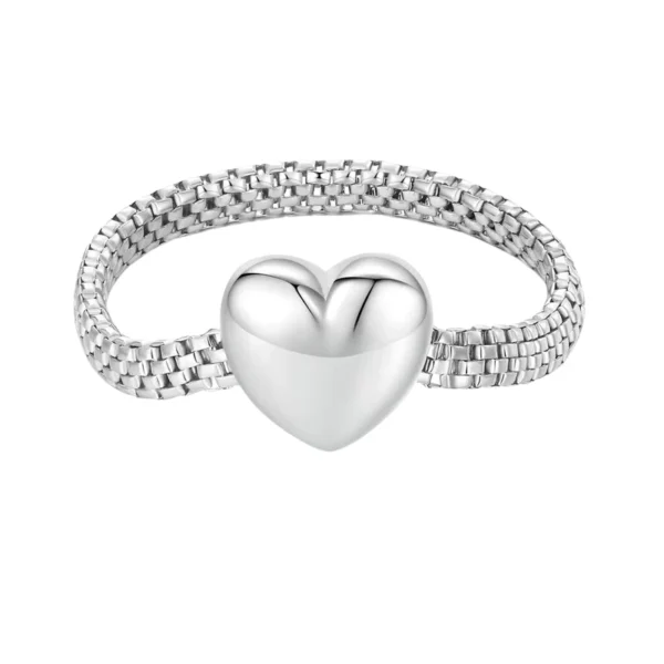 Anillo Corazón Enlazado