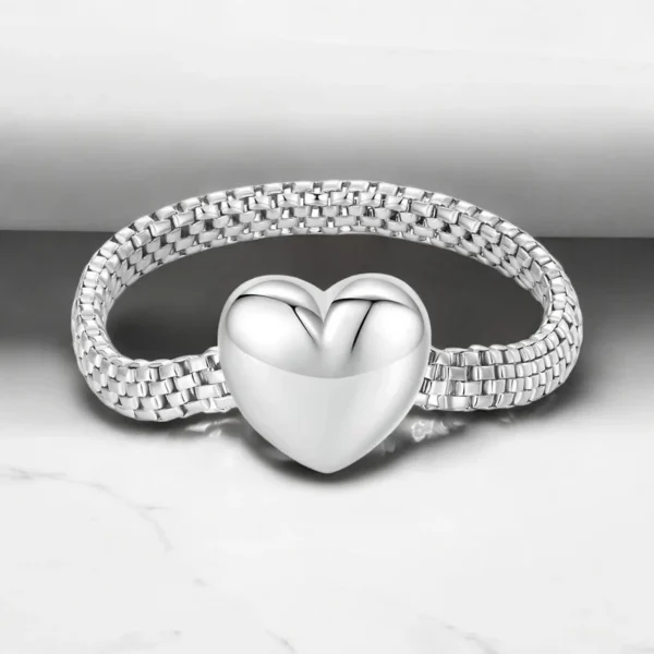 Anillo Corazón Enlazado - Image 3